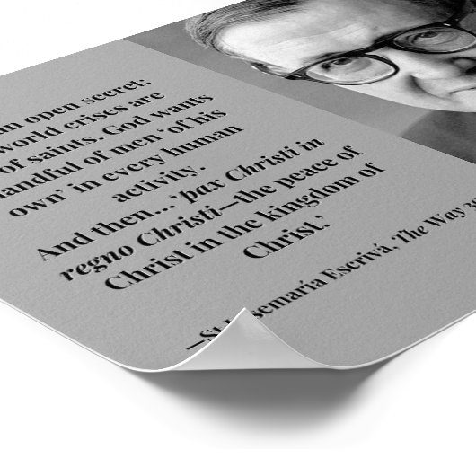 Open Secretプリント ポスター (角)