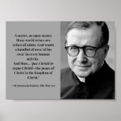 Open Secretプリント ポスター (正面)