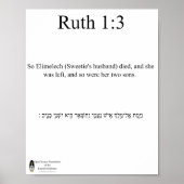 Open Source Translation Ruth 1:3ポスター ポスター (正面)