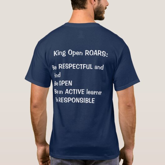 Open T-shirt王 Tシャツ (裏面)