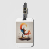 open to heart ラゲッジタグ (正面縦)