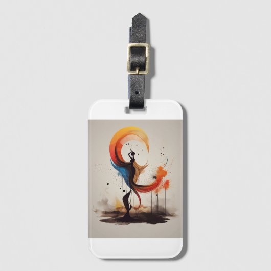 open to heart ラゲッジタグ (正面縦)