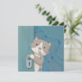 Open Up:鍵付き猫 招待状 (スタンド正面)