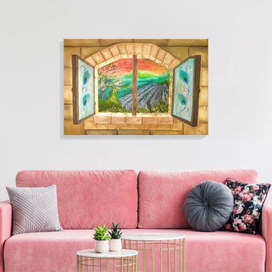 Open Window キャンバスプリント (インサイチュ (リビング))