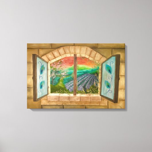 Open Window キャンバスプリント (正面)