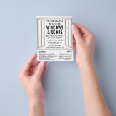 Open Window Design, Window & Door Fitter Company チラシ (手)