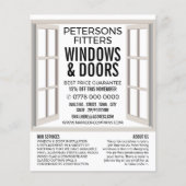 Open Window Design, Window & Door Fitter Company チラシ (正面)