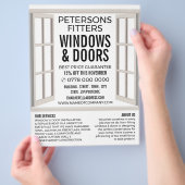 Open Window Design, Window & Door Fitter Company チラシ (手)
