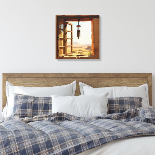 Open Window in the Desert  キャンバスプリント (インサイチュ (寝室))