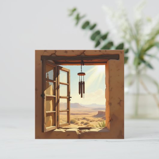 Open Window in the Desert Blank カード (スタンド正面)