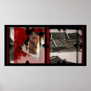 Open Work about Open Red 11 Photomontage Poster ポスター