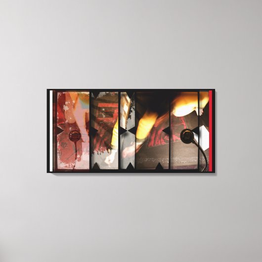 Open Work about Open Red 5フォトモンタージュキャンバス キャンバスプリント (正面)