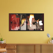 Open Work about Open Red 6フォトモンタージュキャンバス キャンバスプリント (インサイチュ (リビング))