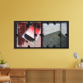 Open Work about Open Red 9フォトモンタージュキャンバス キャンバスプリント (インサイチュ (リビング))