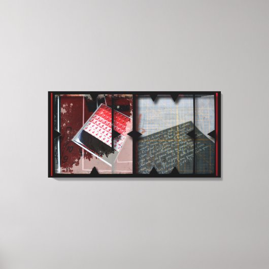 Open Work about Open Red 9フォトモンタージュキャンバス キャンバスプリント (正面)