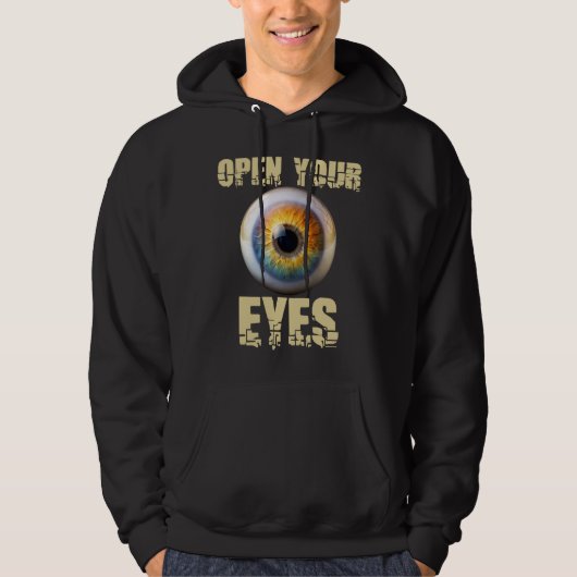 Open Your Eyes, Eyeball Design パーカ (正面)