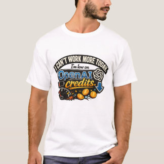 OpenAIクレジットが不足しています Tシャツ