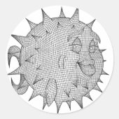 OpenBSD ラウンドシール (正面)