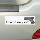 OpenCarry.org バンパーステッカー (車上)