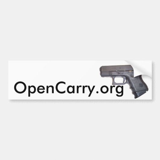 OpenCarry.org バンパーステッカー (正面)