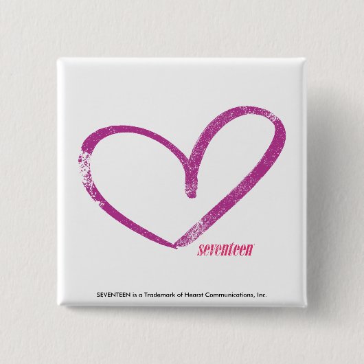 OpenHeartの紫色 缶バッジ (正面)