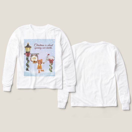 Opening our Hearts Vintage Christmas Scene (デザイン 正面&背面)