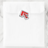 openITG矢印ステッカー ラウンドシール (バッグ)