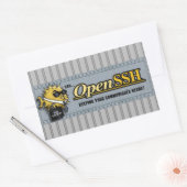 OpenSSH - sysadmins用のステッカー 長方形シール (封筒)