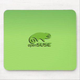 OpenSuseのLinuxの緑 マウスパッド