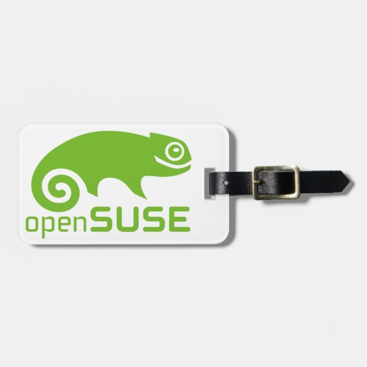 openSuzieのロゴ ラゲッジタグ (正面横)