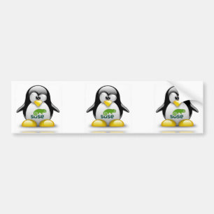 openSuzieのLinuxのロゴ バンパーステッカー