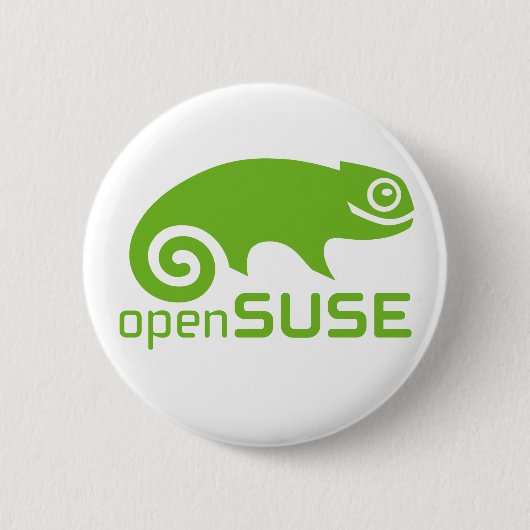 openSuzieのLinuxのロゴ 缶バッジ (正面)