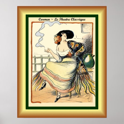 Opera ~ Carmen ~ Toreador Song ~ 1875 ~  ポスター (正面)