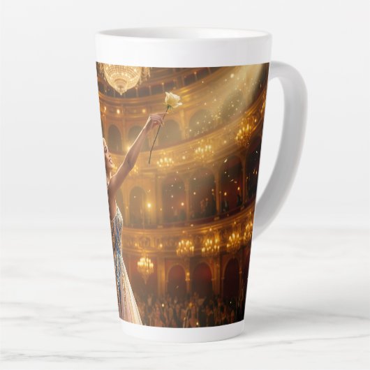 OPERA DIVA カフェラテマグ (右アングル)