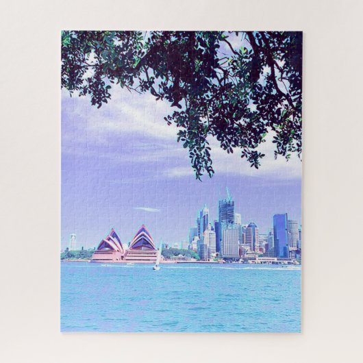 Opera House Sydney Harbour water view ジグソーパズル (縦)