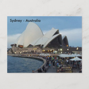 Opera House, Sydney, New South Wales,オーストラリア ポストカード