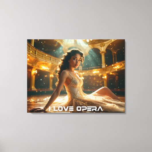 OPERA - I LOVE OPERA キャンバスプリント (正面)