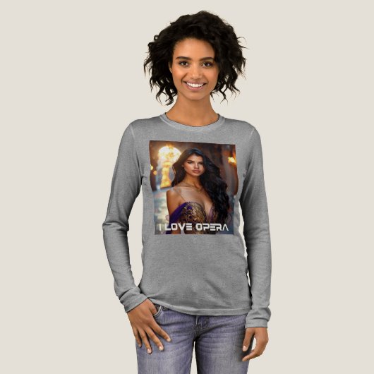 OPERA - I LOVE OPERA トライブレンドＴシャツ (正面全体)