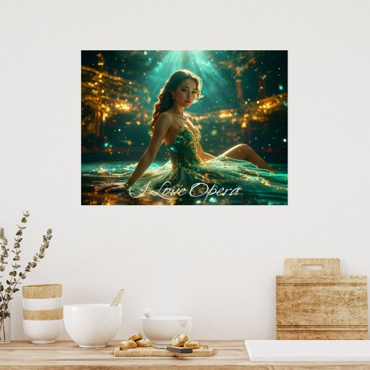 OPERA - I LOVE OPERA ポスター (キッチン)