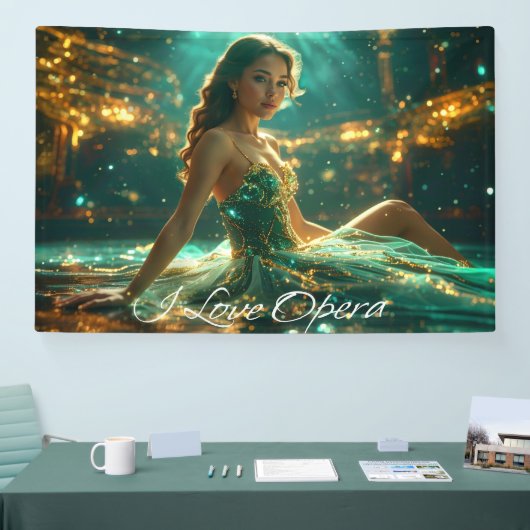 OPERA - I LOVE OPERA 横断幕 (トレードショー)