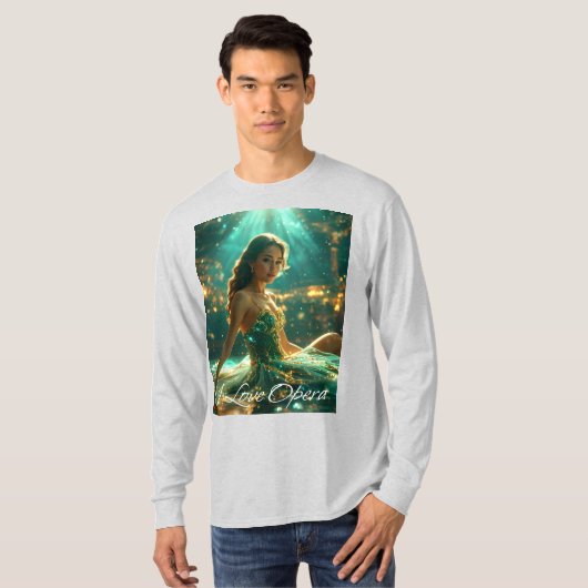 OPERA - I LOVE OPERA Tシャツ (正面フル)