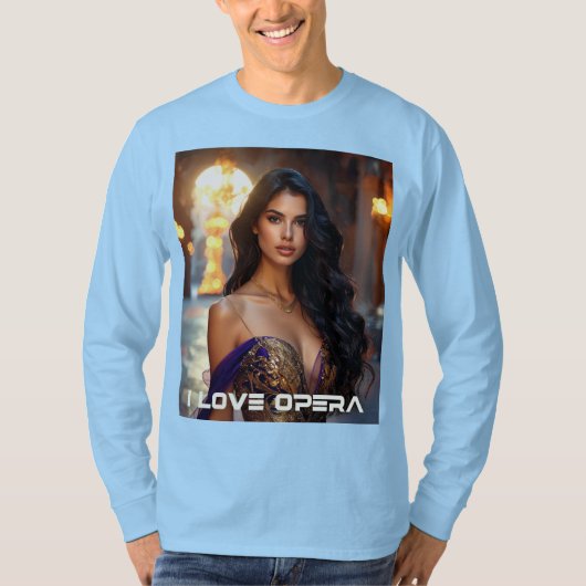 OPERA - I LOVE OPERA Tシャツ (正面)