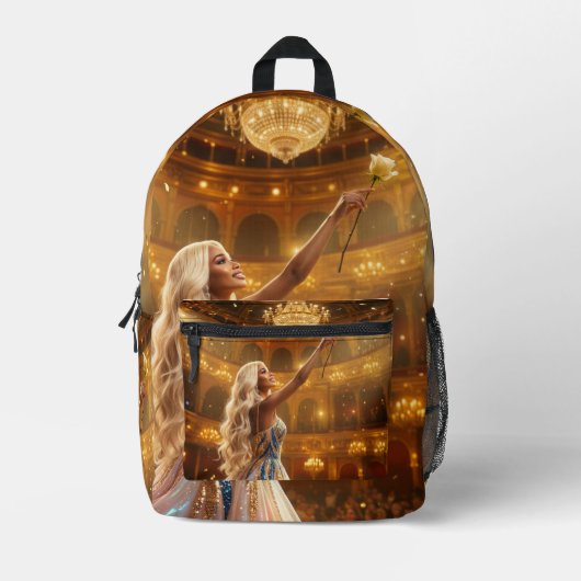 OPERA LOVE プリントバックパック (正面)