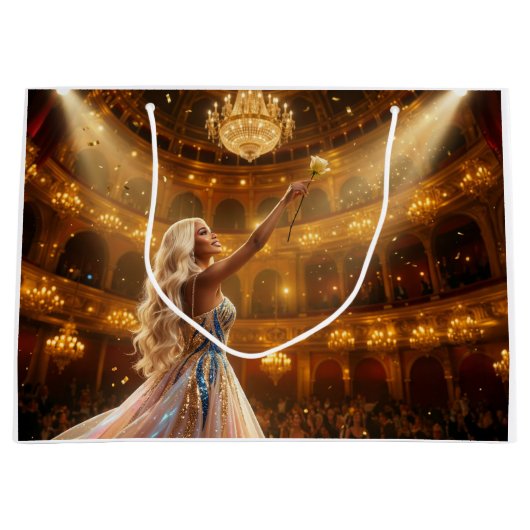 OPERA LOVE ラージペーパーバッグ (正面)