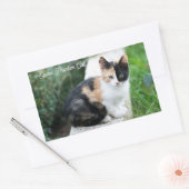 Opera Phantom Cat 長方形シール (封筒)