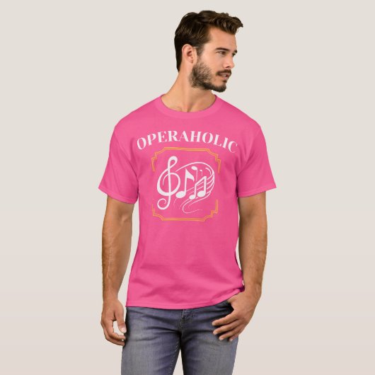 Operaholic Opera Singer Opera Tシャツ (正面フル)