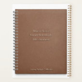 Operate in Silence – 2026 Planner Journal プランナー手帳 (裏面)