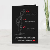 Operating Instructions Funny Birthday Card シーズンカード (正面)