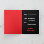 Operating Instructions Funny Birthday Card シーズンカード (内部)