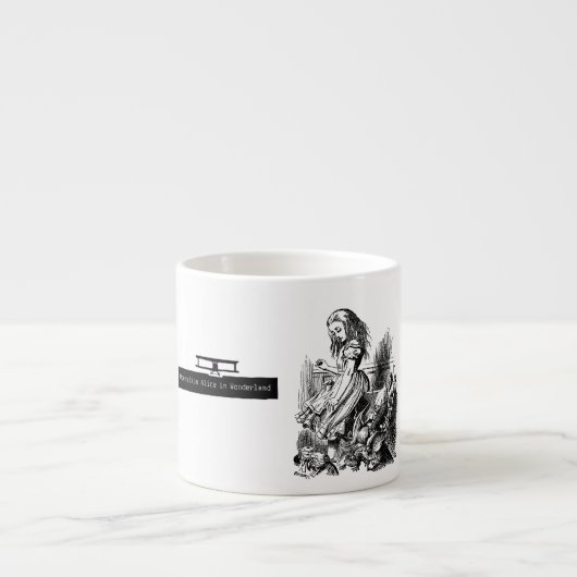 Operation Alice in Wonderland Alice im Wunderland エスプレッソカップ (正面)
